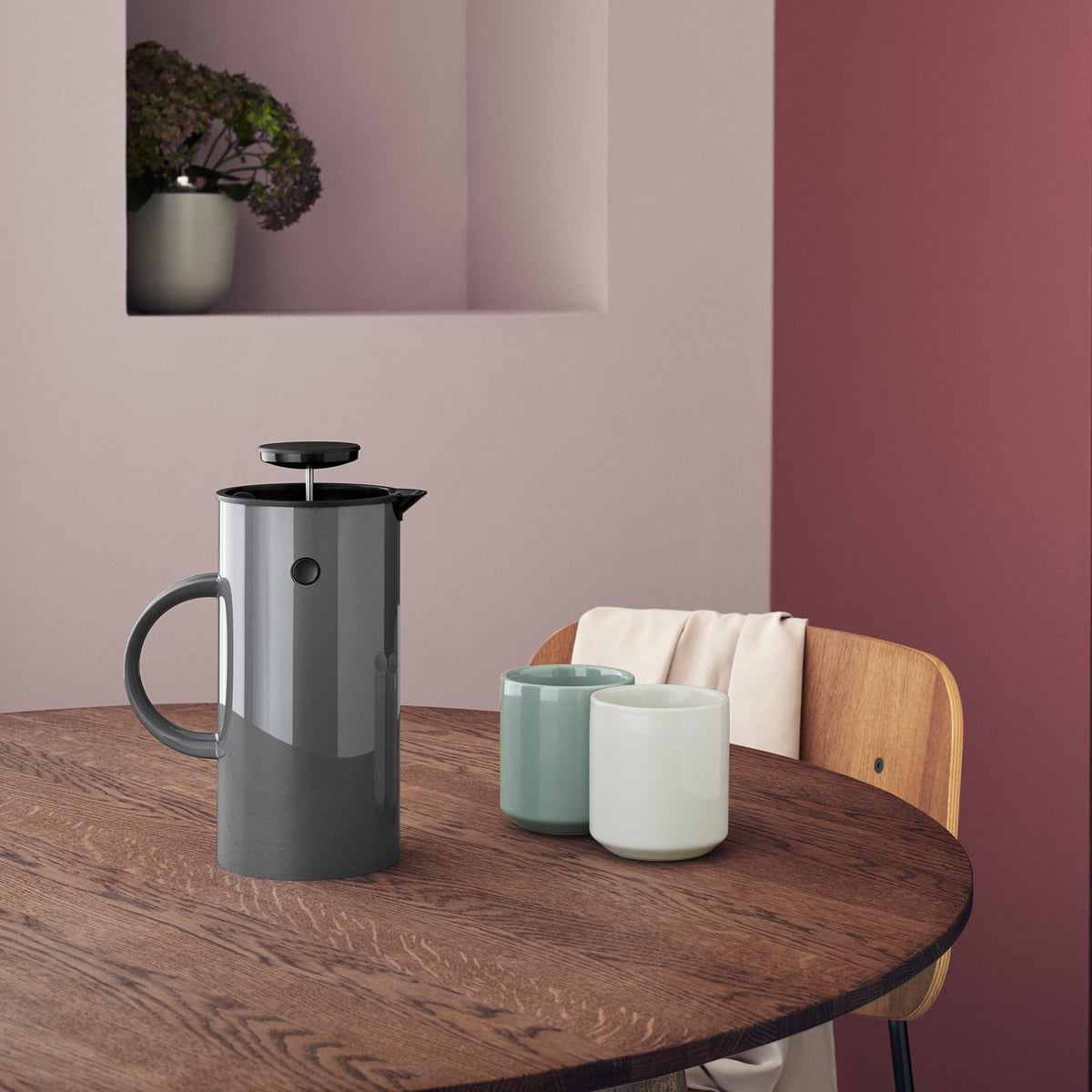 Френч-прес 1 л блакитний EM Stelton | https://grandposuda.com.ua