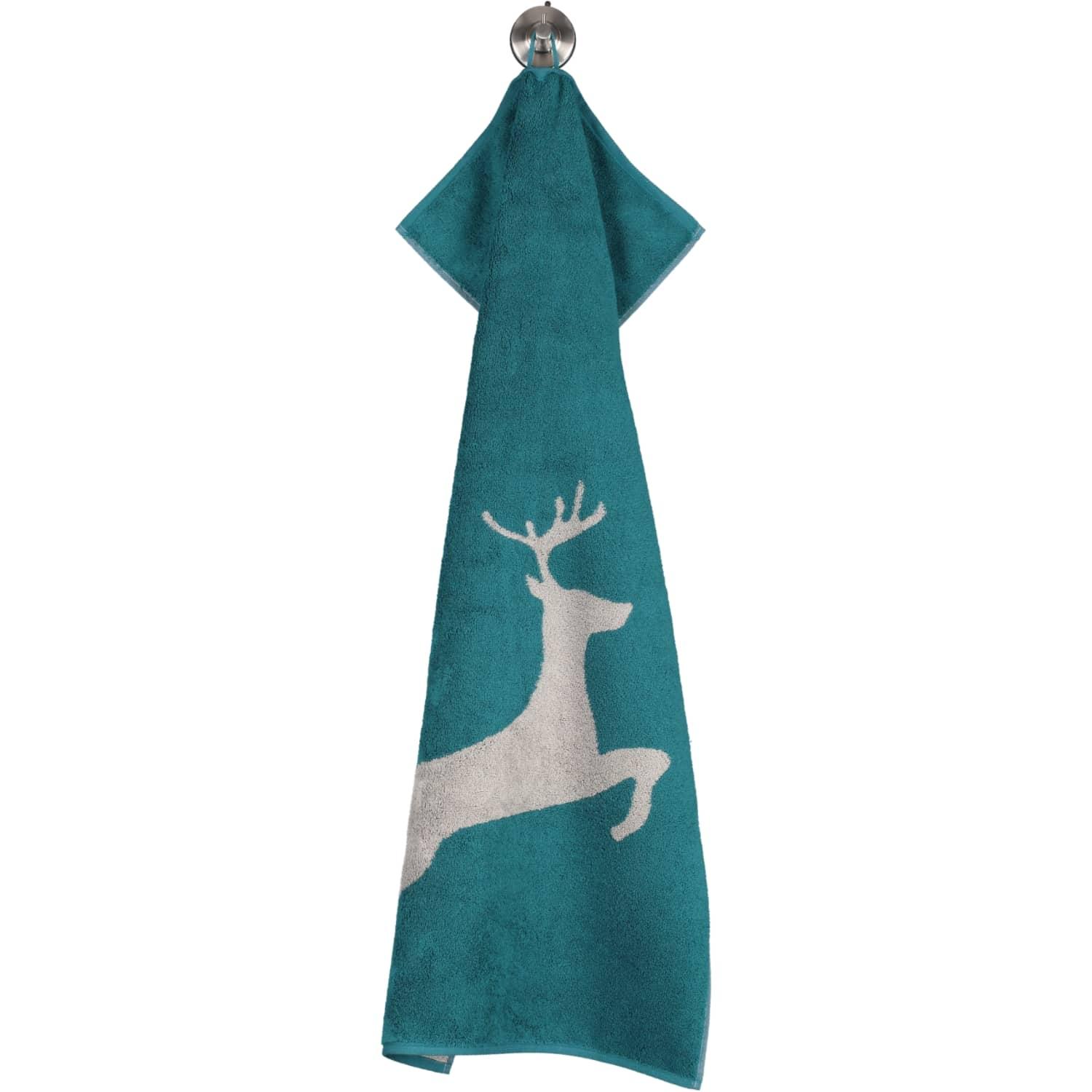 Рушник для рук 50 х 100 см Smaragd Deer Christmas Edition Cawo | https://grandposuda.com.ua
