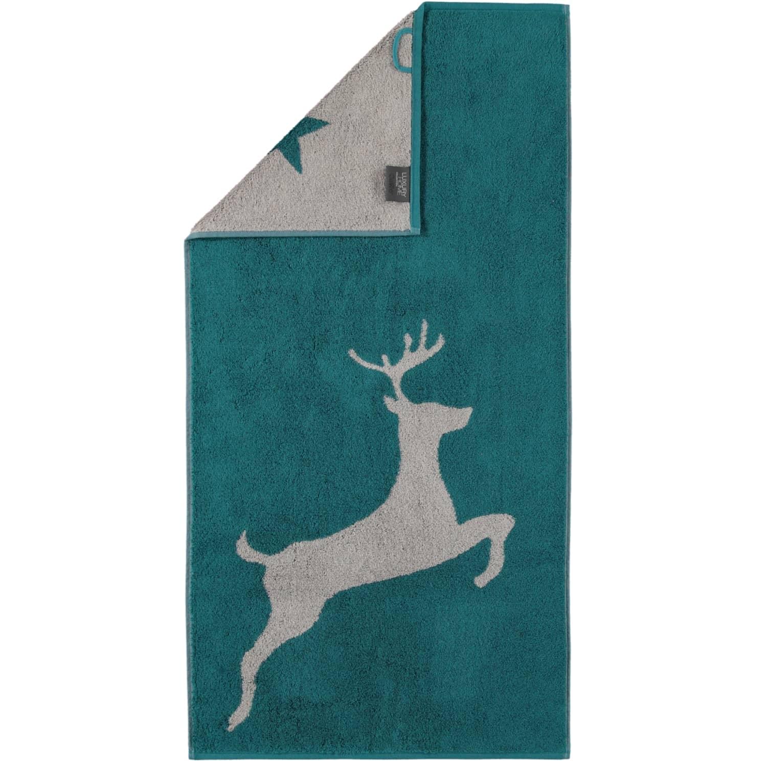 Полотенце для рук 50 х 100 см Smaragd Deer Christmas Edition Cawo Полотенце для рук 50 х 100 см Smaragd Deer Christmas Edition Cawo | https://grandposuda.com.ua
