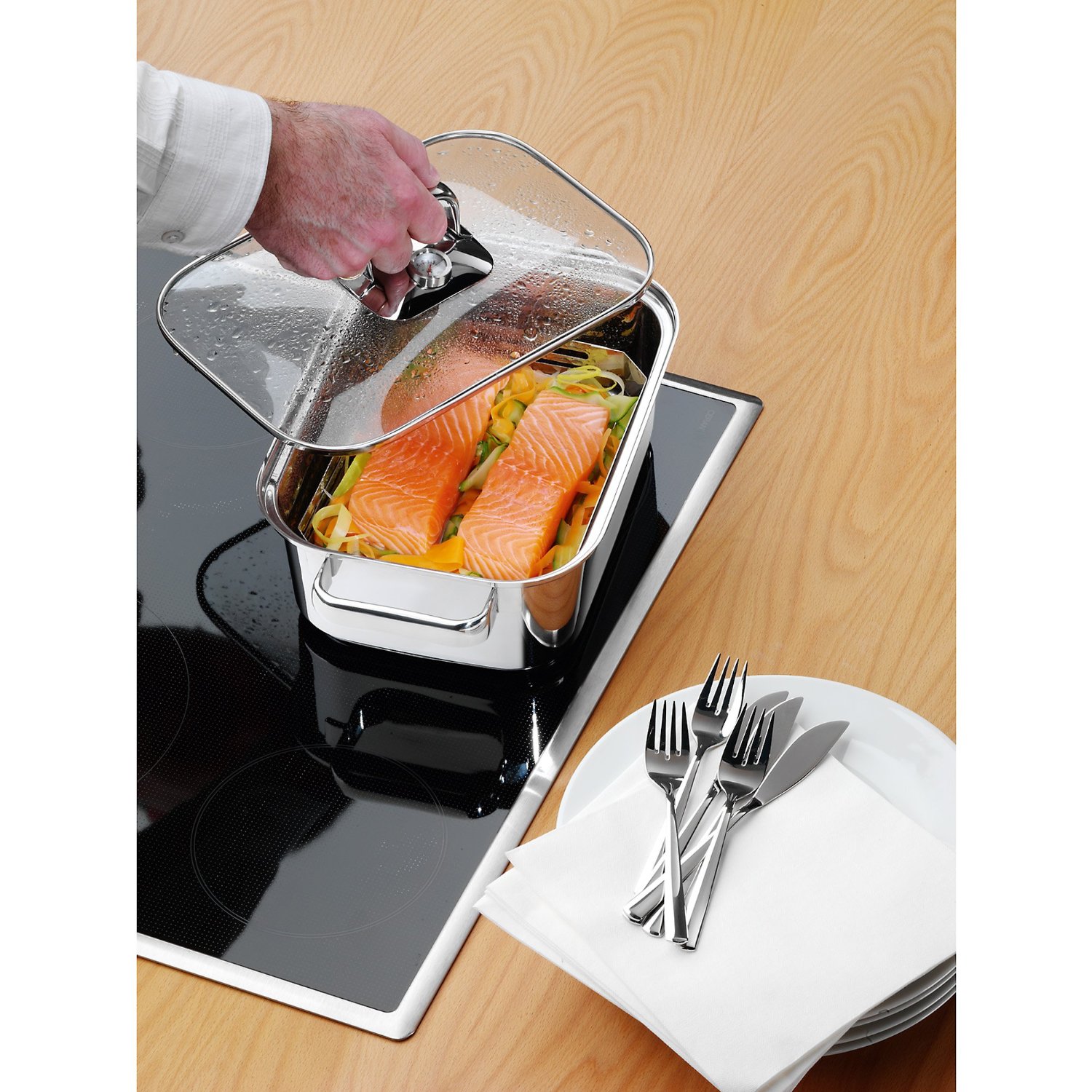 WMF Жаровня 32 х 21,5 см з парової кошиком Vitalis Compact Aroma | https://grandposuda.com.ua