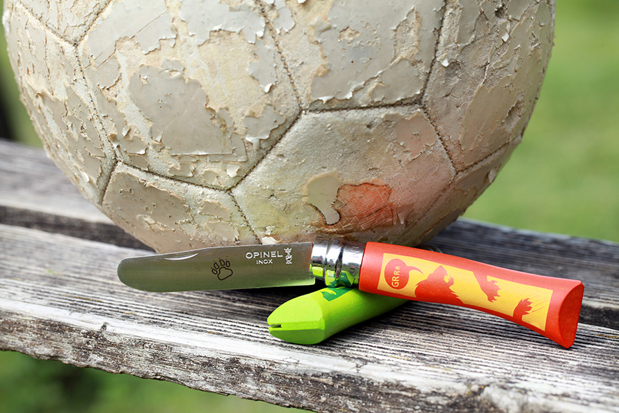 Opinel Дисплей з 6 дитячими ножами 8 см помаранчевий My First | https://grandposuda.com.ua
