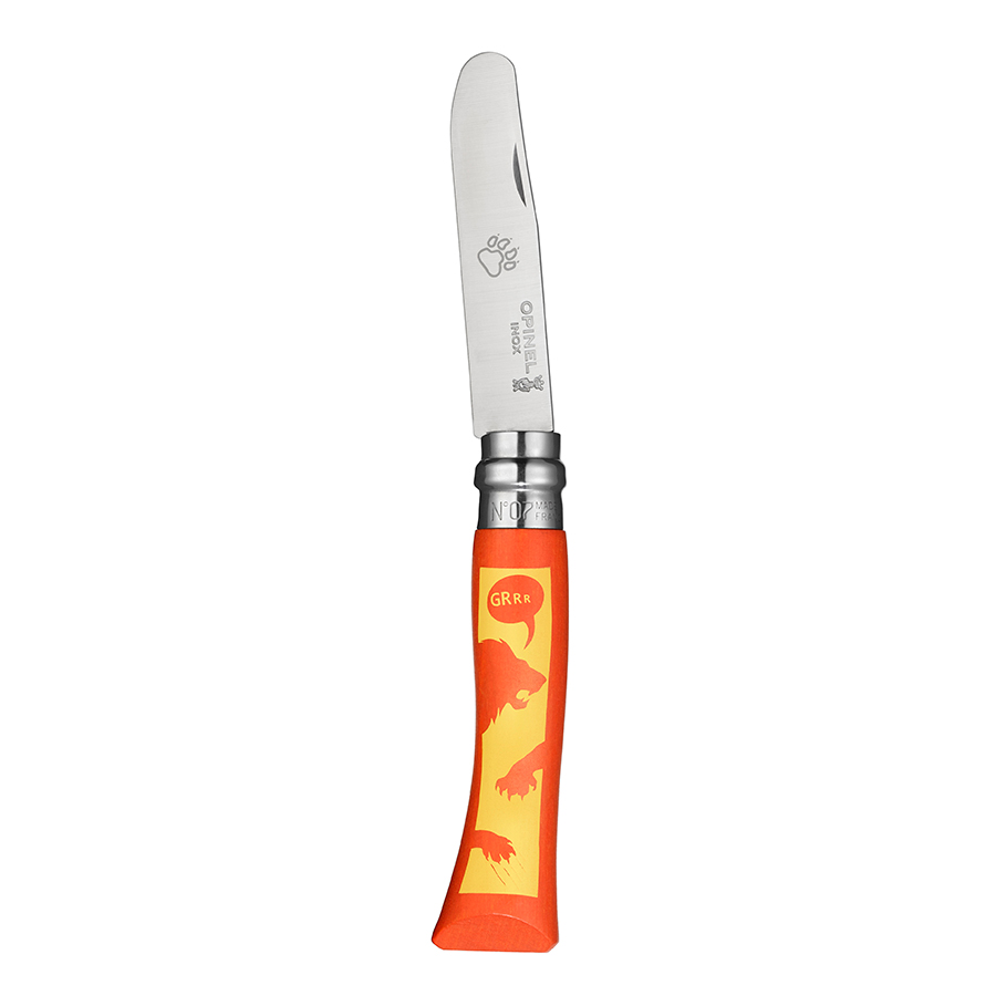 Opinel Дисплей з 6 дитячими ножами 8 см помаранчевий My First | https://grandposuda.com.ua