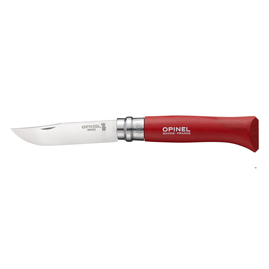 Opinel Ніж складаний 8 см червоний Origins | https://grandposuda.com.ua