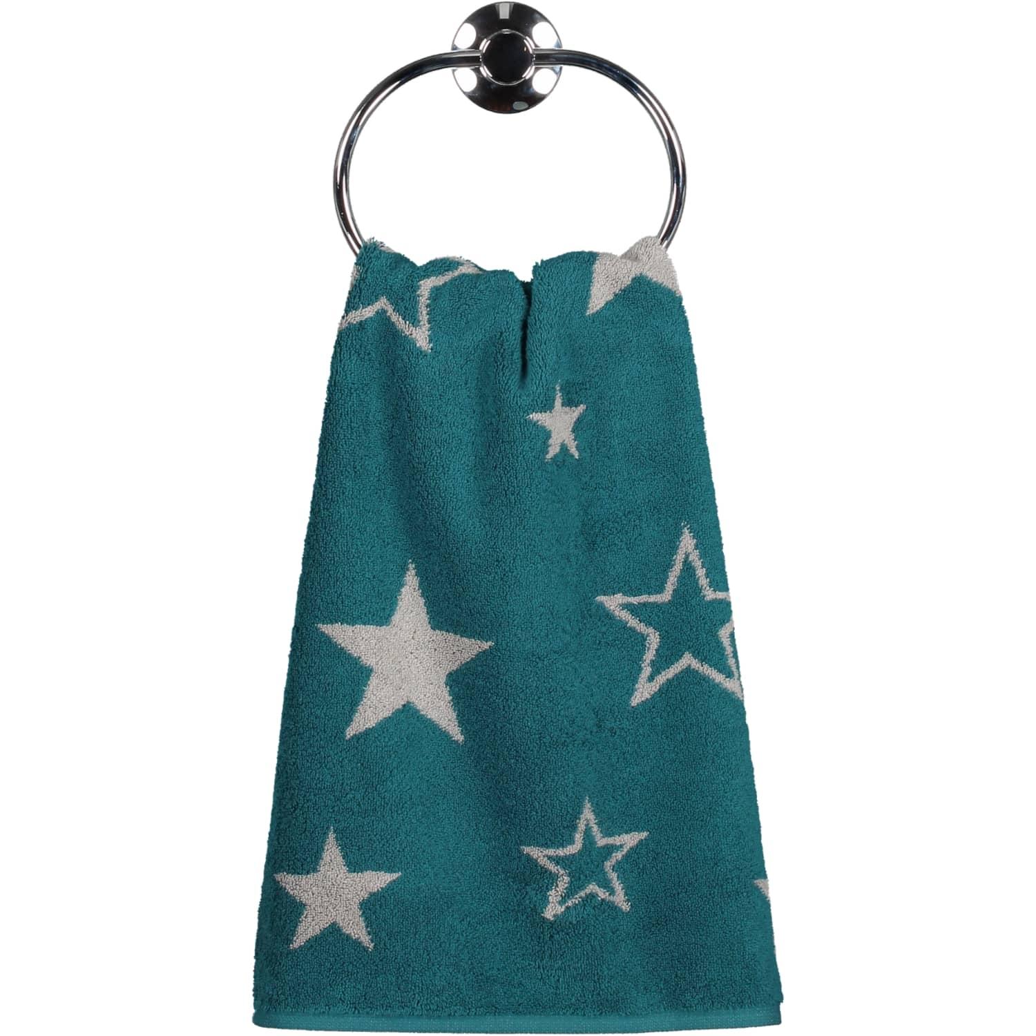 Рушник для рук 50 х 100 см Smaragd Stars Christmas Edition Cawo | https://grandposuda.com.ua
