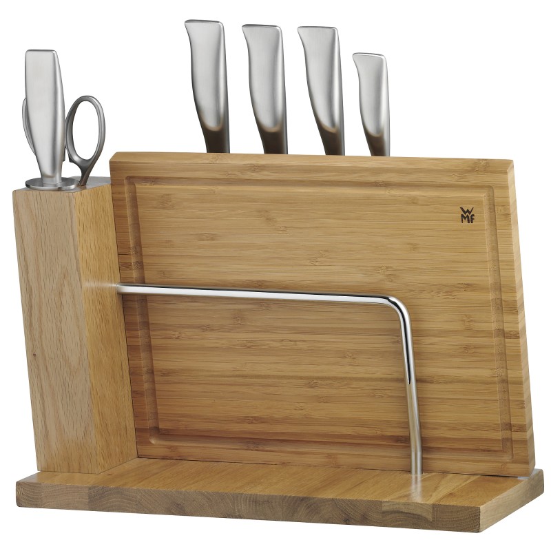 WMF Подставка для ножей с разделочной доской, 2 предмета Gourmet | https://grandposuda.com.ua