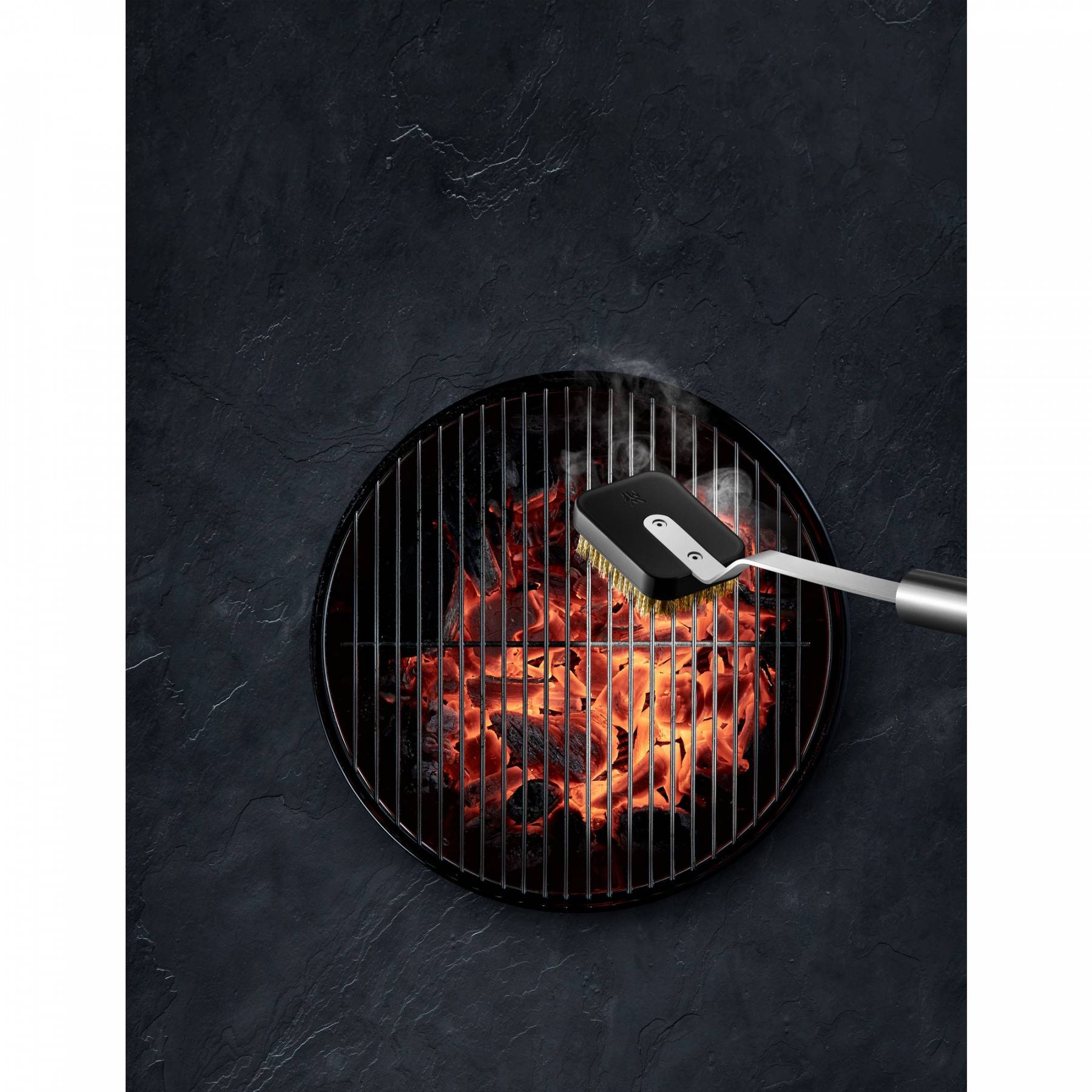 WMF Щетка для очистки гриля 43 см, нержавеющая сталь BBQ | https://grandposuda.com.ua