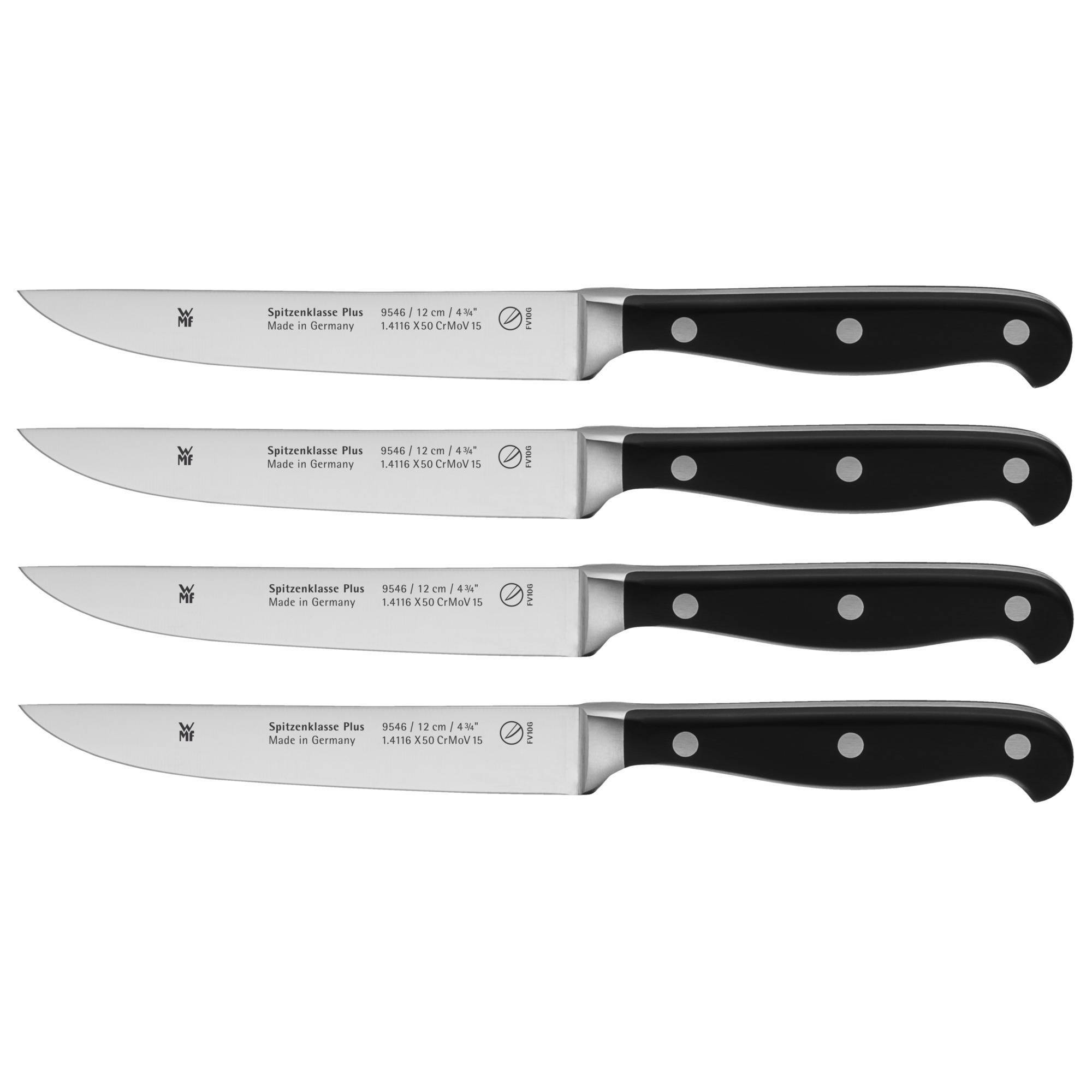 WMF Набор ножей для стейка 4 предмета Spitzenklasse Plus | https://grandposuda.com.ua