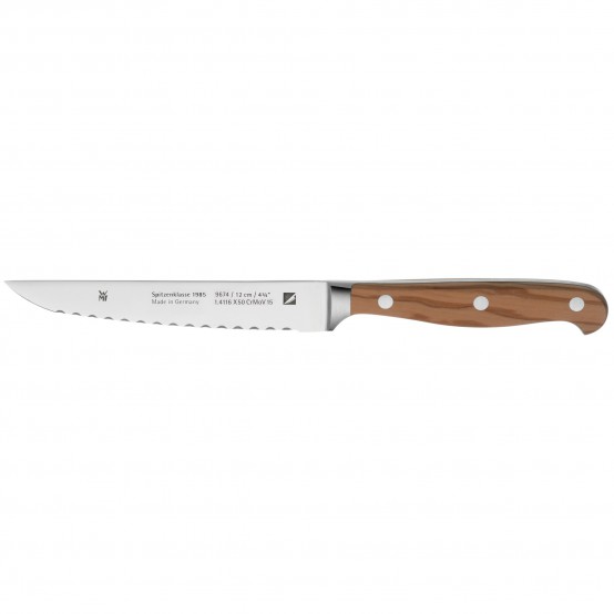 WMF Ніж універсальний 12 см з хвилястим лезом Wooden Edition Spitzenklasse | https://grandposuda.com.ua