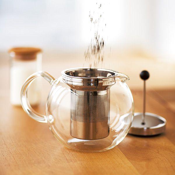 Bodum Чайник для заварювання з фільтром, чорний, 0,5 л, Assam | https://grandposuda.com.ua