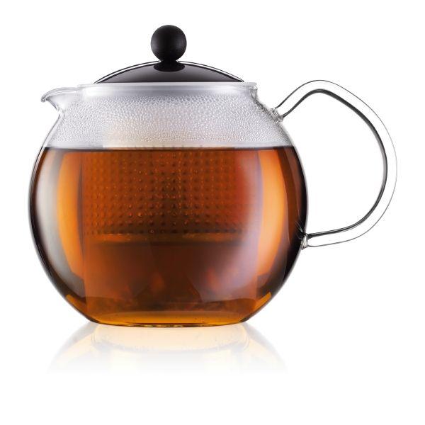 Bodum Чайник для заварювання з пластиковою кришкою, 1 л, Assam | https://grandposuda.com.ua