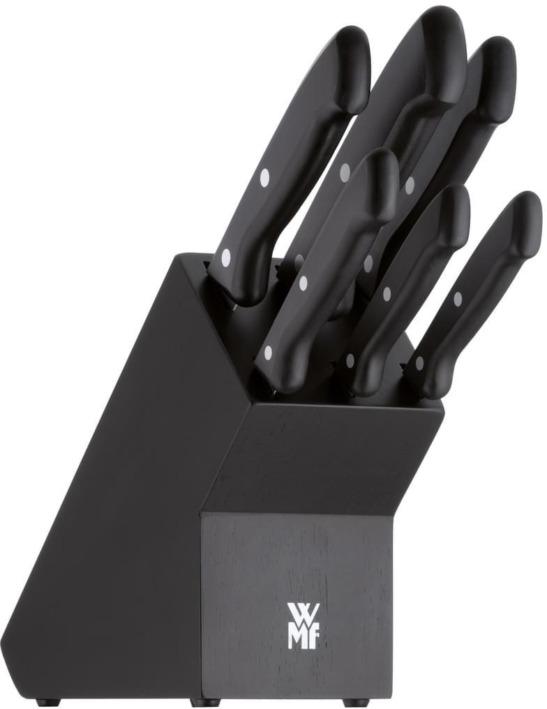 WMF Набор ножей 7 предметов, черный Classic Line | https://grandposuda.com.ua
