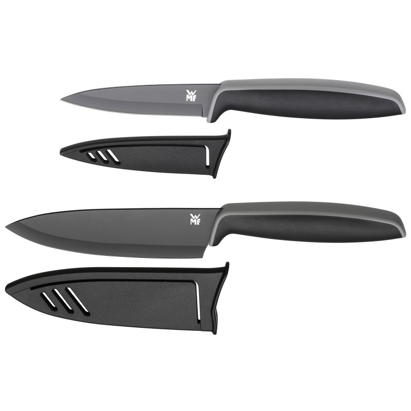 WMF Набор ножей 2 предмета, черный Touch | https://grandposuda.com.ua