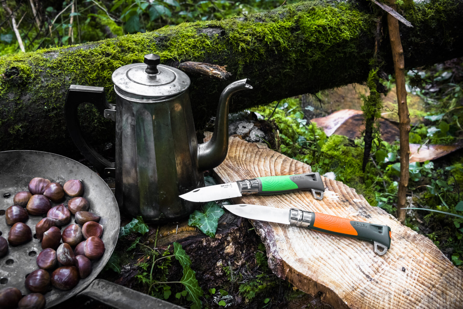 Opinel Ніж складаний 10 см зелений Explore | https://grandposuda.com.ua