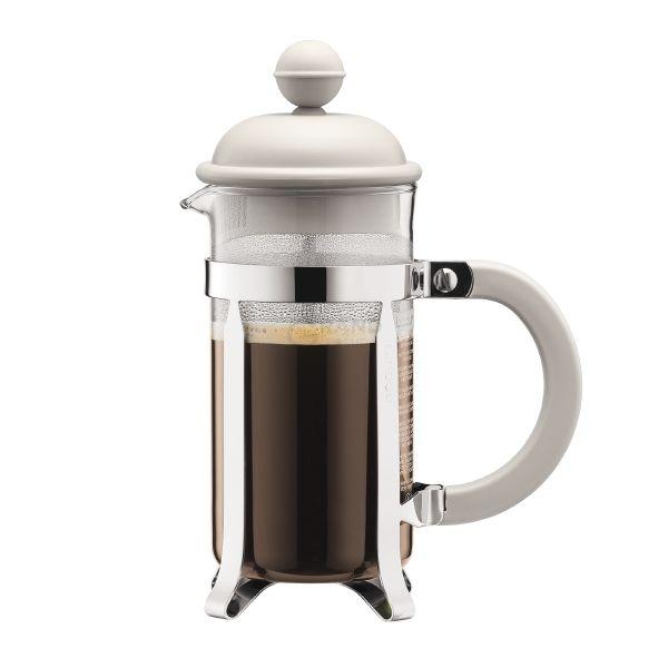 Bodum Френч-пресс белый, 0,35 л, Caffettiera | https://grandposuda.com.ua
