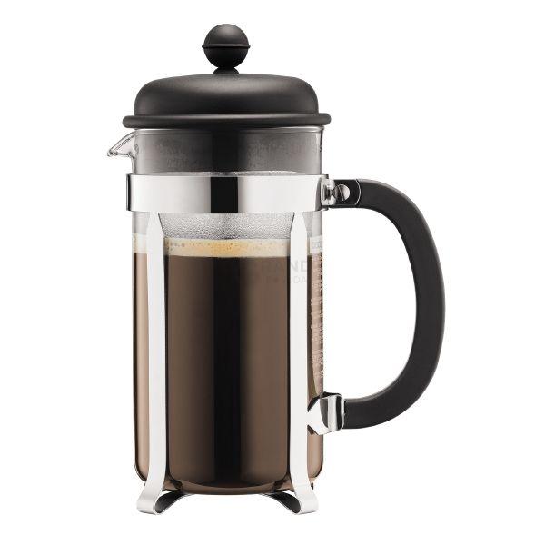 Bodum Френч-пресс черный, 1 л, Caffettiera | https://grandposuda.com.ua
