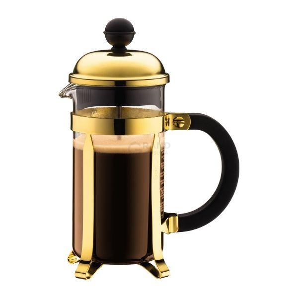 Bodum Френч-пресс золотой, 0,35 л, Chambord | https://grandposuda.com.ua