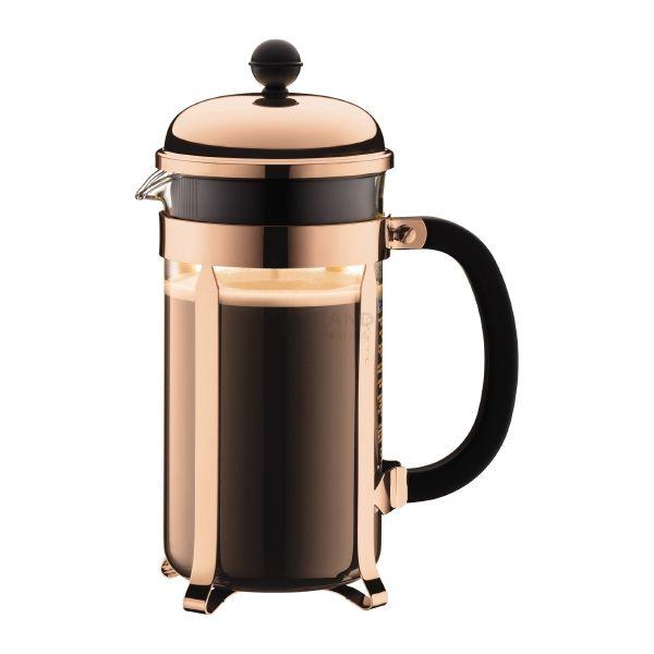 Bodum Френч-пресс медный, 1 л, Chambord | https://grandposuda.com.ua