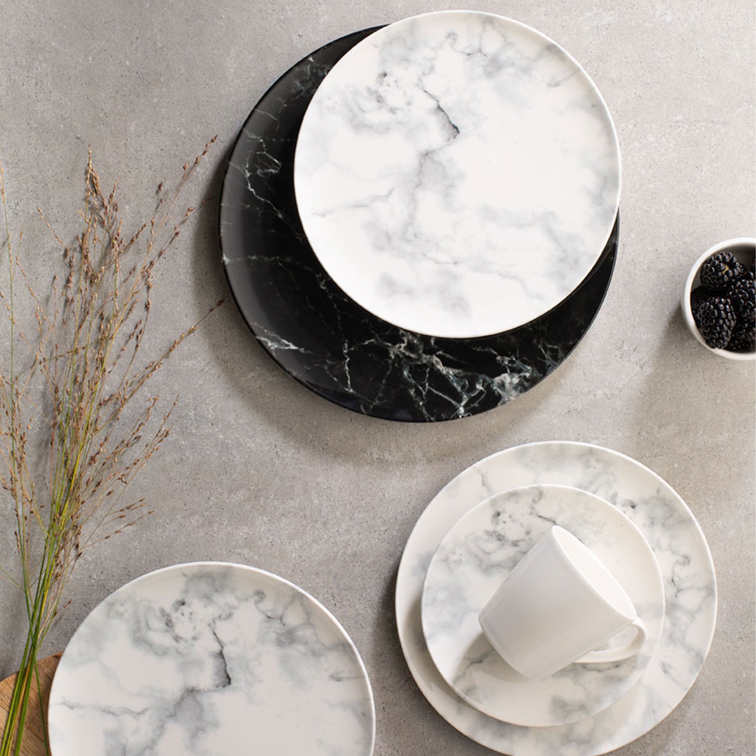 Villeroy & Boch Тарілка для сніданку 21 см біла Marmory | https://grandposuda.com.ua