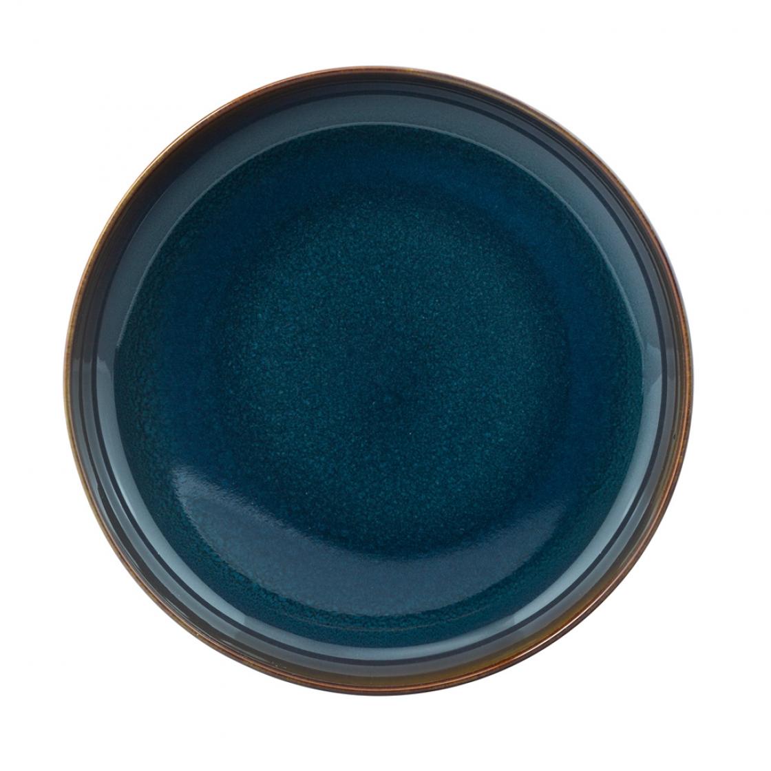 Villeroy & Boch Суповая тарелка 21,5 см, темно-синяя Denim Crafted | https://grandposuda.com.ua