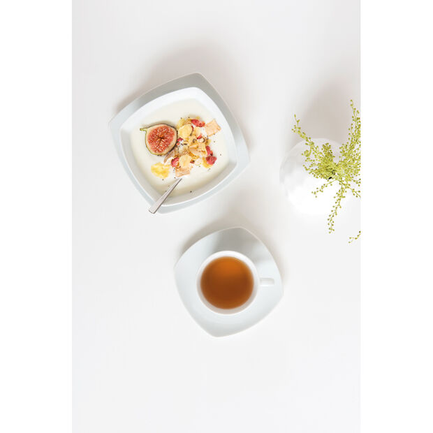 Villeroy & Boch Тарілка для супу квадратна 22х22 см біла Simply Fresh Vivo | https://grandposuda.com.ua