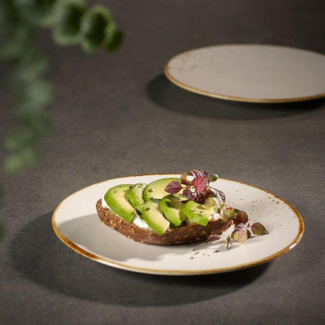 Villeroy & Boch Тарелка для завтрака 21,5 см белая StoneWare Vivo | https://grandposuda.com.ua