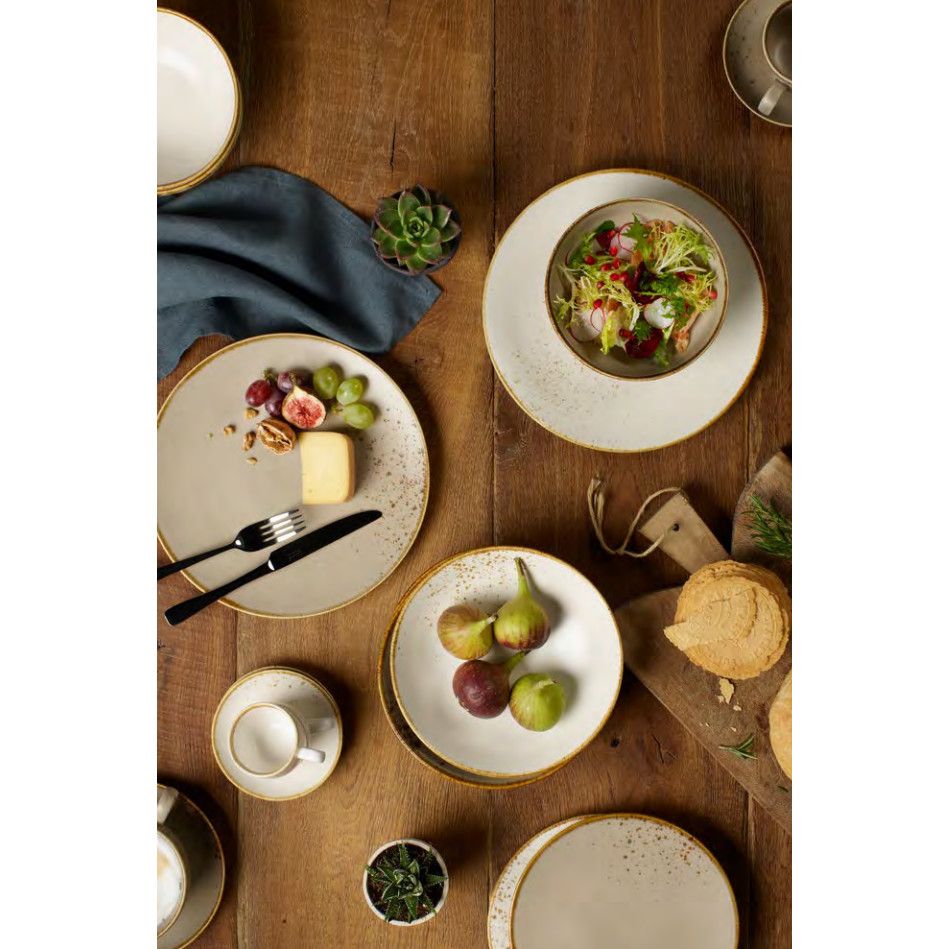 Villeroy & Boch Тарелка для завтрака 21,5 см белая StoneWare Vivo | https://grandposuda.com.ua