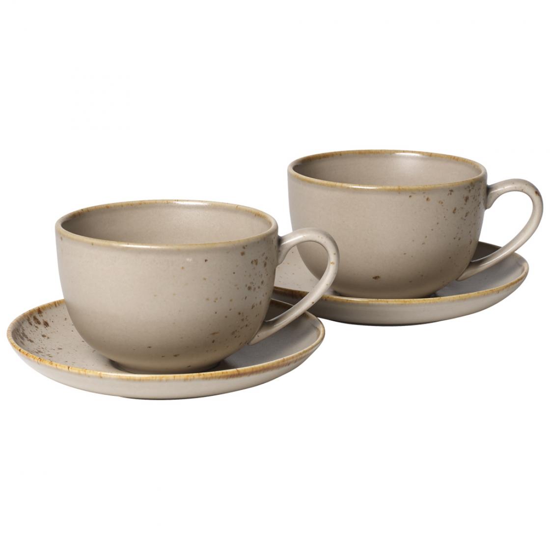 Villeroy & Boch Кофейная пара, 4 предмета, 530 мл StoneWare Vivo | https://grandposuda.com.ua