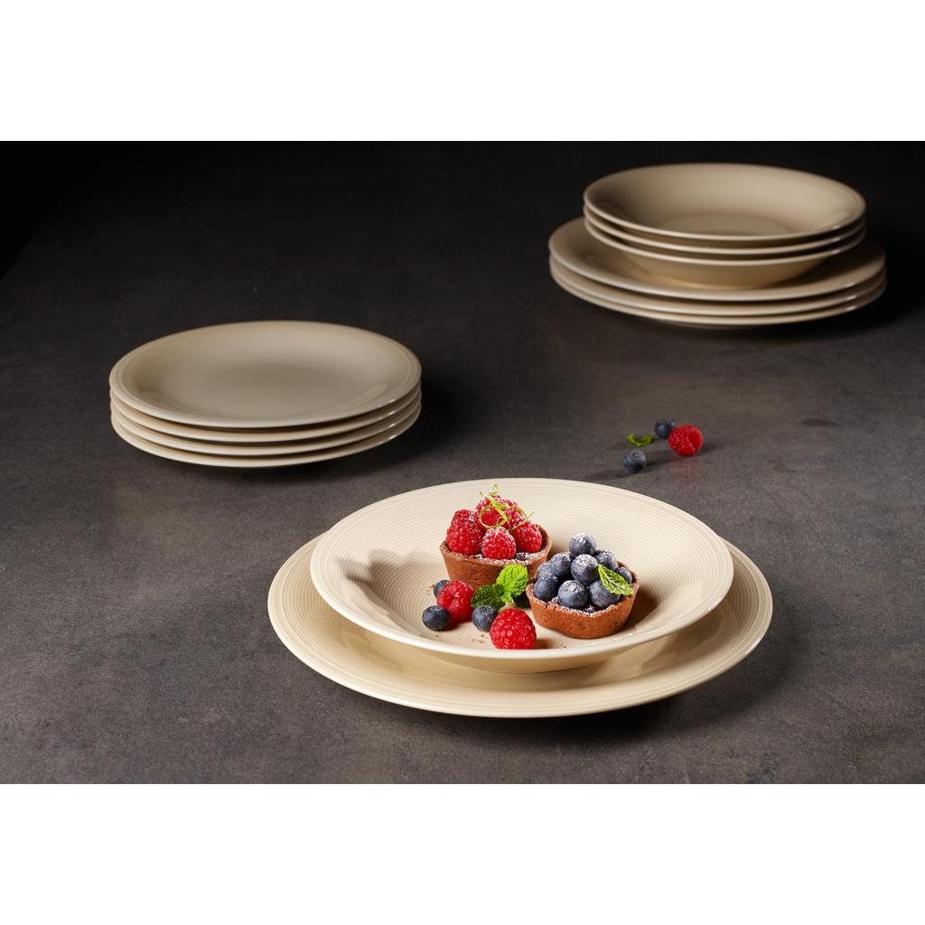 Villeroy & Boch Тарелка для супа 23,5 см, песочная Color Loop | https://grandposuda.com.ua