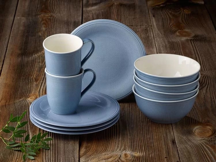 Villeroy & Boch Тарелка для завтрака 21,5 см, синяя Color Loop | https://grandposuda.com.ua