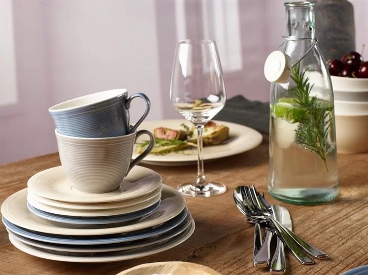 Villeroy & Boch Тарелка для завтрака 21,5 см, синяя Color Loop | https://grandposuda.com.ua