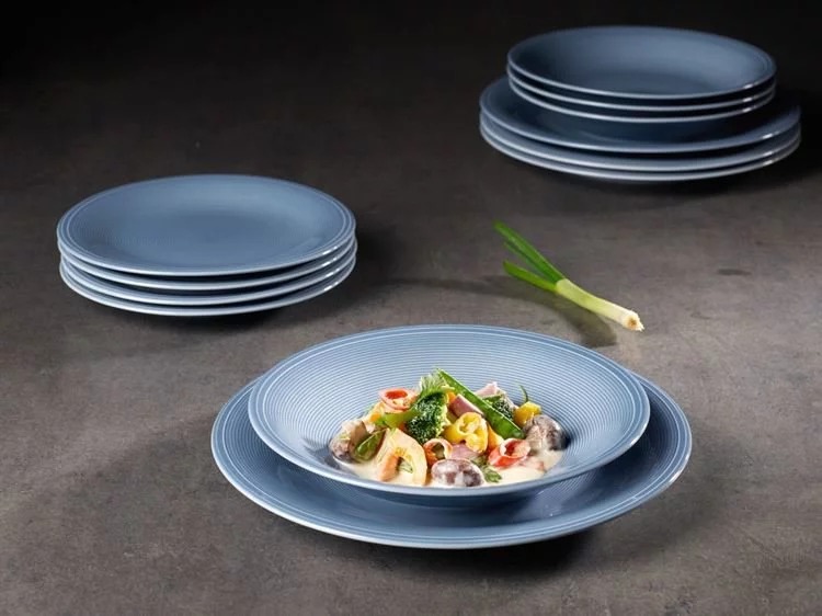 Villeroy & Boch Тарелка для завтрака 21,5 см, синяя Color Loop | https://grandposuda.com.ua