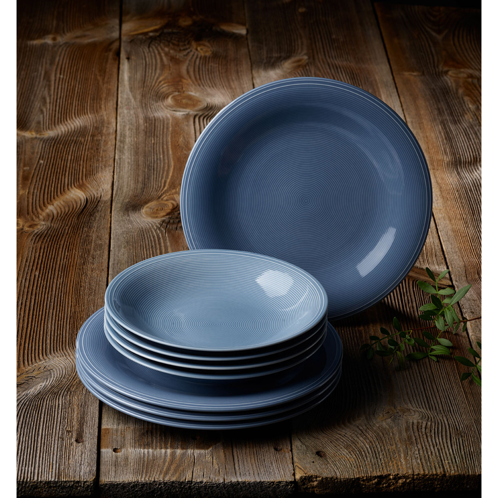 Villeroy & Boch Набір тарілок, 8 предметів, Color Loop Horizon Vivo | https://grandposuda.com.ua