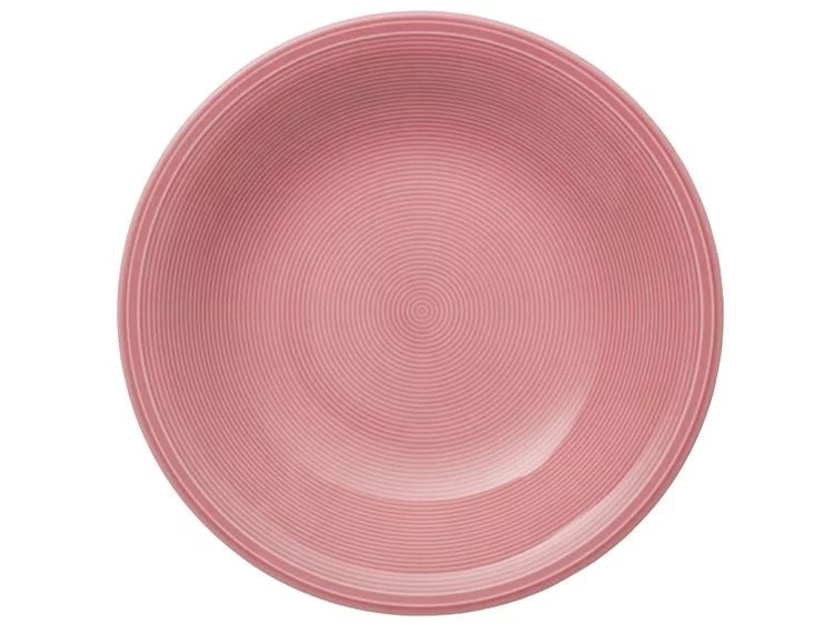 Villeroy & Boch Глубокая тарелка 23,5 см, розовая Color Loop | https://grandposuda.com.ua