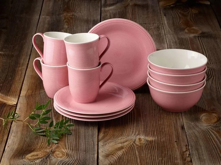 Villeroy & Boch Кружка с ручкой 350 мл, розовая Color Loop | https://grandposuda.com.ua