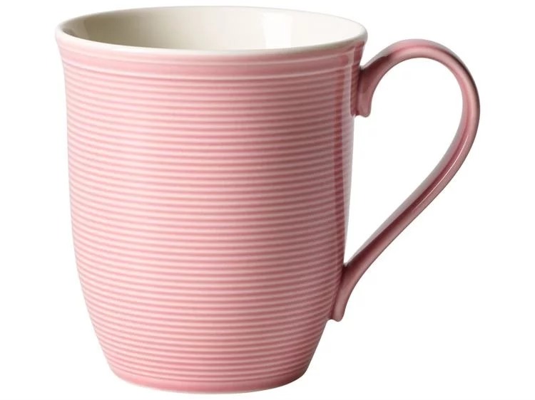 Villeroy & Boch Кружка с ручкой 350 мл, розовая Color Loop | https://grandposuda.com.ua
