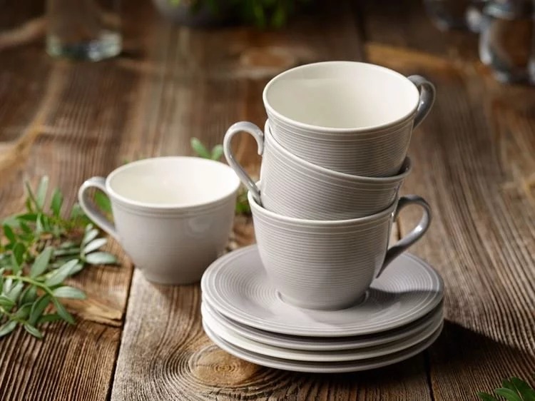 Villeroy & Boch Блюдце к чашке для кофе 15,5 см, серое Color Loop | https://grandposuda.com.ua