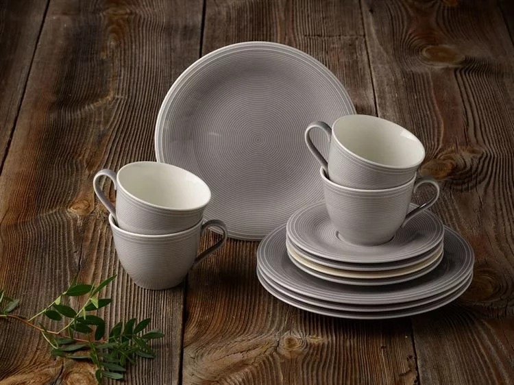 Villeroy & Boch Блюдце к чашке для кофе 15,5 см, серое Color Loop | https://grandposuda.com.ua