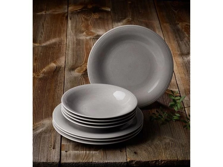 Villeroy & Boch Глубокая тарелка 23,5 см, серая Color Loop | https://grandposuda.com.ua