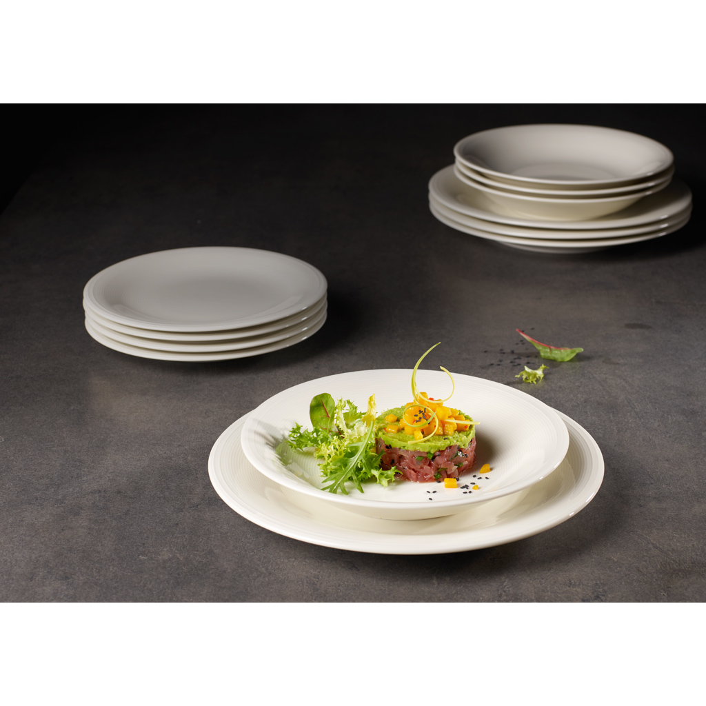 Villeroy & Boch Тарелка обеденная 28,5 см, белая Color Loop | https://grandposuda.com.ua