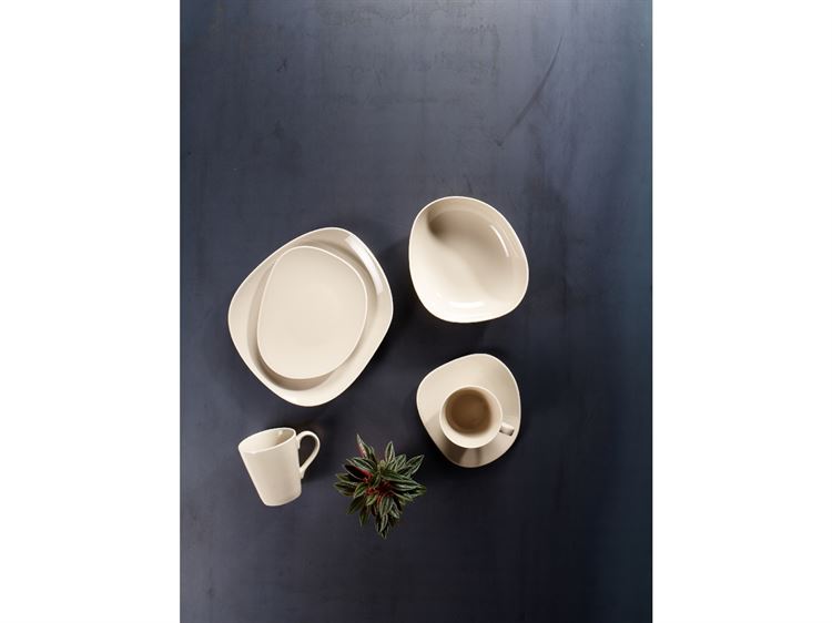 Villeroy & Boch Блюдце до чашки для кави 17,5 см, пісочне Organic | https://grandposuda.com.ua