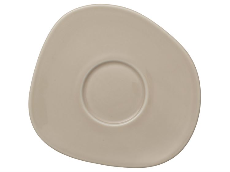 Villeroy & Boch Блюдце до чашки для кави 17,5 см, пісочне Organic | https://grandposuda.com.ua