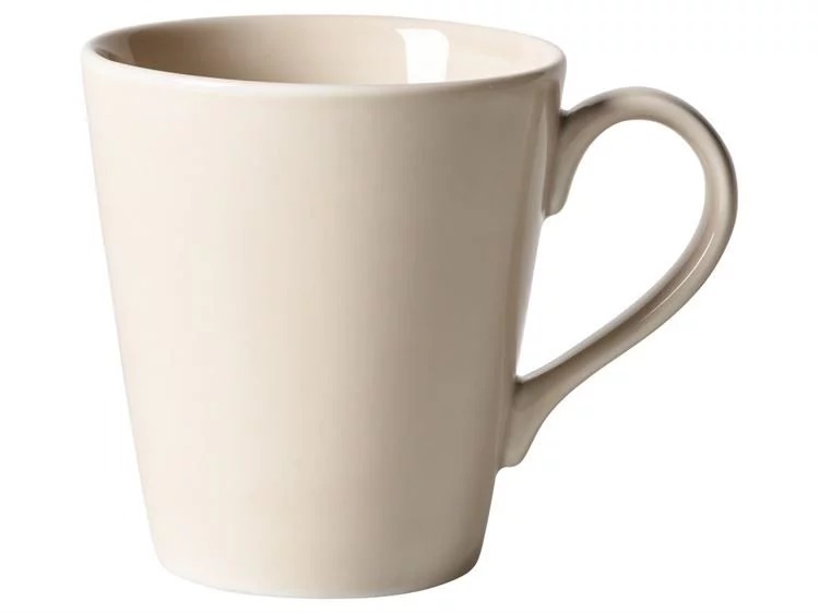 Villeroy & Boch Кружка з ручкою 350 мл, пісочна Organic Villeroy & Boch Кружка з ручкою 350 мл, пісочна Organic | https://grandposuda.com.ua