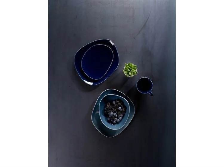 Villeroy & Boch Тарелка 30 см, темно-синяя Organic | https://grandposuda.com.ua
