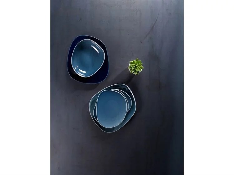Villeroy & Boch Тарелка 30 см, темно-синяя Organic | https://grandposuda.com.ua