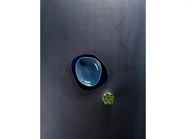 Villeroy & Boch Тарелка 30 см, темно-синяя Organic | https://grandposuda.com.ua