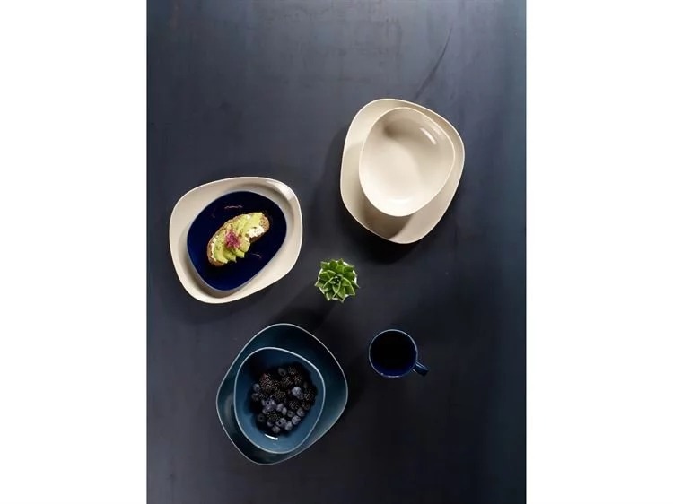 Villeroy & Boch Кружка с ручкой 350 мл, темно-синяя Organic | https://grandposuda.com.ua