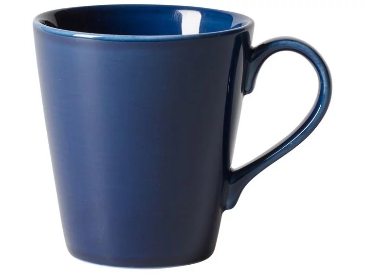Villeroy & Boch Кружка с ручкой 350 мл, темно-синяя Organic | https://grandposuda.com.ua