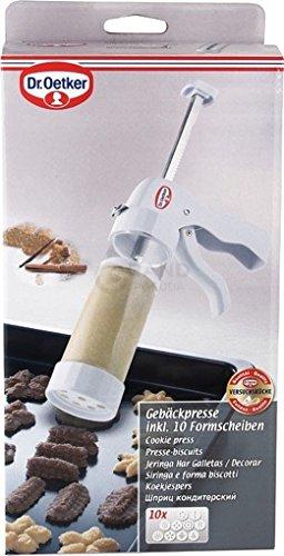 Dr. Oetker Кондитерський прес з насадками - дисками для печива Back - Helfer | https://grandposuda.com.ua