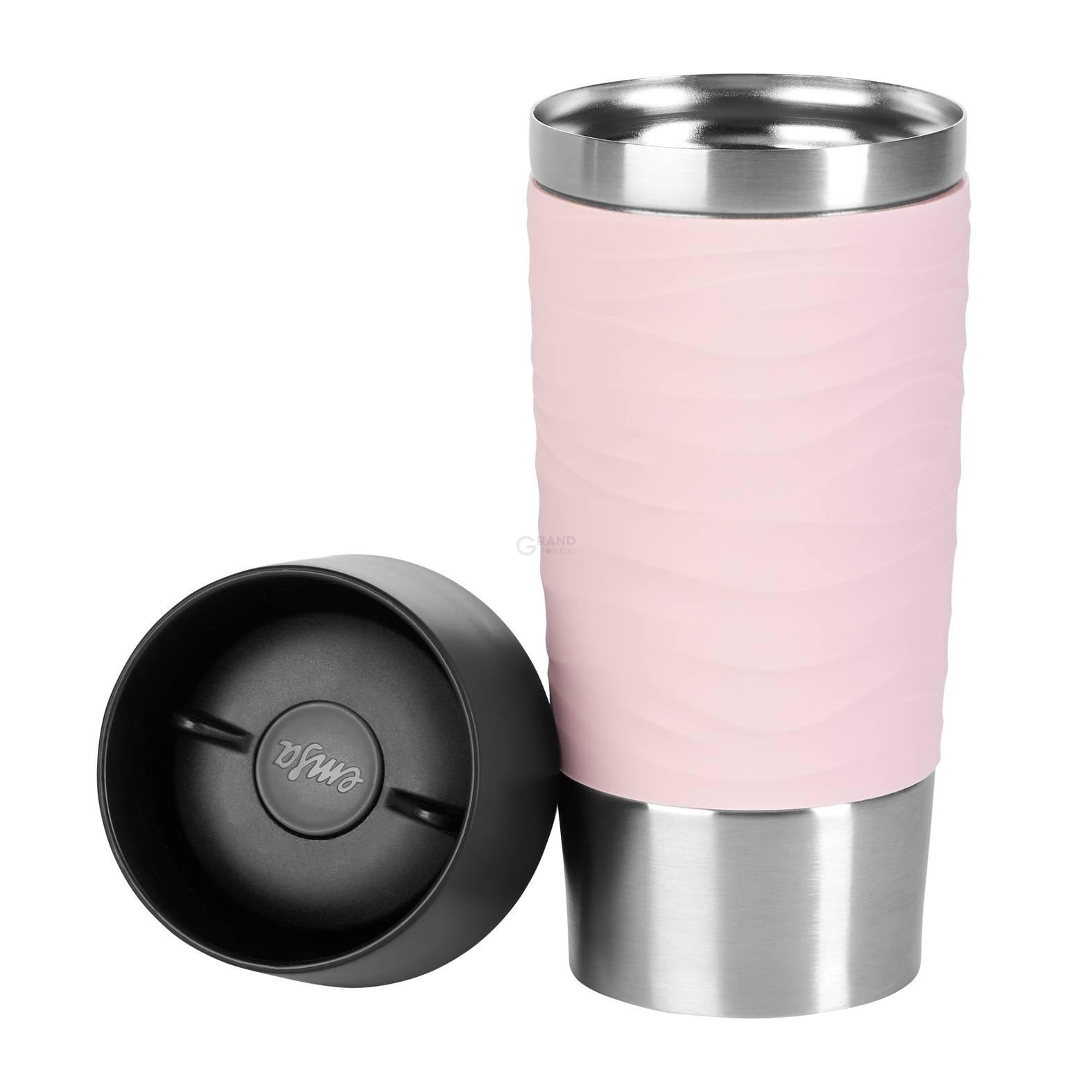 Термокружка 0,36 л, розовая Travel Mug Emsa | https://grandposuda.com.ua