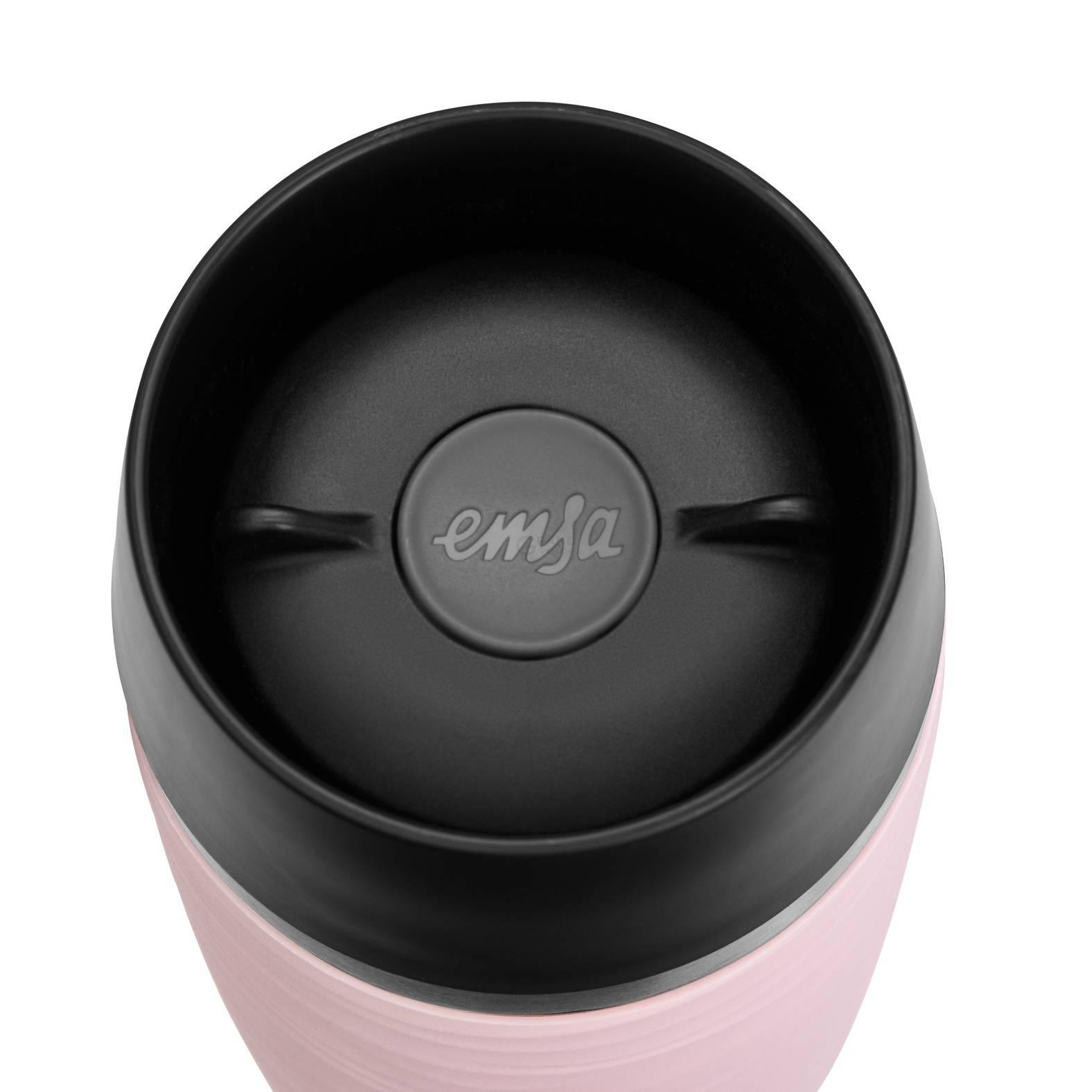 Термокружка 0,36 л, розовая Travel Mug Emsa | https://grandposuda.com.ua